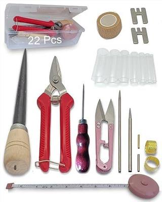CCFREELIFE Upgrade 22 Pcs Basket Weaving Supplies, Basket Weaving Kits with User-Friendly Design, Basket Making Supplies for Adults Kids and Beginners, Rattan Wicker Repair Kit for Wicker Furniture