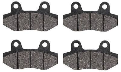 Rear Disc Brake Pads for Coleman B200 B200R RB200 B200RSV B200C Mini Bike Gy6 49cc 50cc 125cc 150cc 200cc 250cc ATV Roketa Baja Sun Scooter Yerf-Dog 150cc Go kart Taotao Pit Dirt Bike Parts 4 Pcs