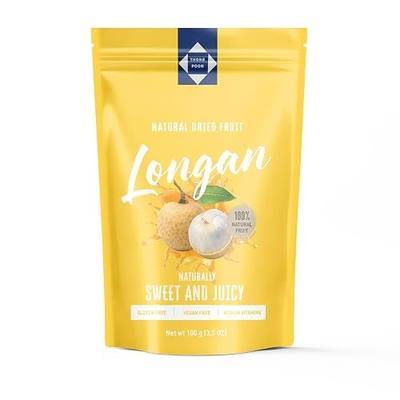 Natural Dried Longan – Naturally Sweet & Juicy, Premium Thai Fruit, Gluten-Free, Vegan, High in Vitamins, No Added Sugar, Healthy Snack, 3.5 OZ (100g) – Authentic Taste of Thailand