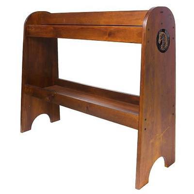 Solid Wood Saddle Rack, Heavy Duty Horse Saddle Stand | Western, English & Australian Display, Tack Organizer with Bottom Shelf for Barn, Tack Room & Home Decor