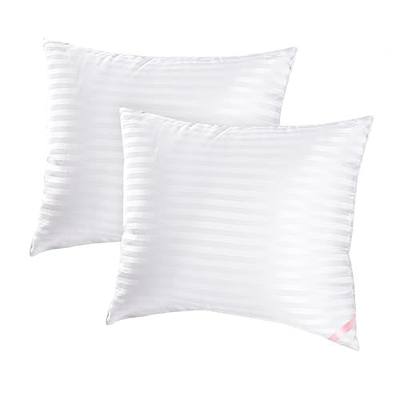 EIUE Throw Pillow Inserts, Machine Washable Pillows,Premium Polyester Fiber Fill for Sofa Bed & Decorative Cushions (White, 20x20inch)