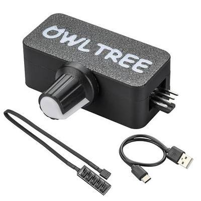 4 Pin 12V PWM Fan Controller with Type C USB Power Cable and 4Pin 5 Way PWM Fan Splitter Hub,PWM Fan Speed Controller with 15-18W, 1.2-1.5A Output, 5V Input