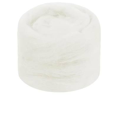JeogYong Needle Felting Wool, 1.76oz Wool Roving Chunky Wool Yarn, White Wool Roving Yarn for Needle Felting, Wet Felting, Felting Projects, DIY Crafts