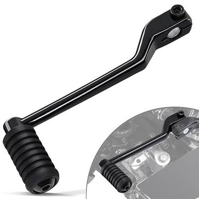 Benlari Toe Shifter Lever Pegs, Stainless Steel Heel Shift Pegs Fit for Harley Touring 1988-2024 Street Glide Road Glide Electra Glide Road King, 2008-2024 Trike, 1986-2017 FL Softail, Black, 1PCS