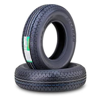 ROCKMAN Trailer Tire ST225/75R15 10-Ply Load Range E 117M Steel Belted Radial 11168, Set2