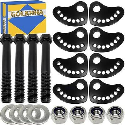 ±1.5 Degree Camber Lock Alignment Fix & Upper Arm Cam Bolt Kit Compatible with Silverado Sierra Silverado 3500 2500 1500 1999-2019