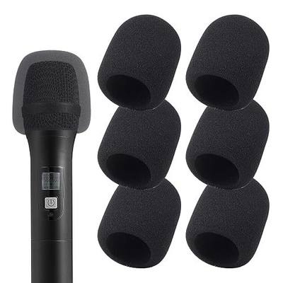 Foam Microphone Windscreen, Disposable Mic Cover, Soft Sponge Foam Mic Windscreen Compatible with SM58 Series Microphones for Recording, Live Streaming, Podcast,KTV,With JBL Microphones