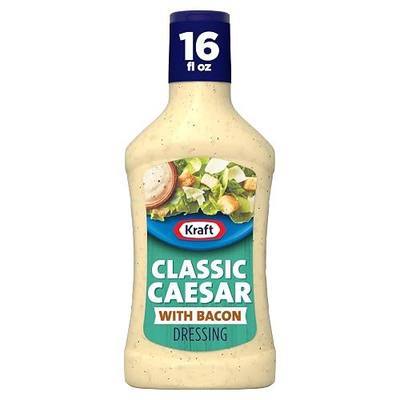 Kraft Dressing, Caesar with Bacon, 16 fl oz Bottle