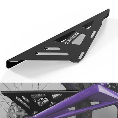 NICECNC Chain Guard Protection Black | Compatible with Surron Light bee X/S/ L1E Compatible with Segway X160 X260 See Fitment