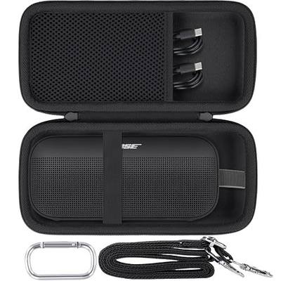 Case for Bose SoundLink Flex 2nd Gen/SoundLink Flex Bluetooth Speaker | Protective Storage Box, Portable Carrying Box, Smooth Zipper, Zippered Closure, Travel-ready, Black Case