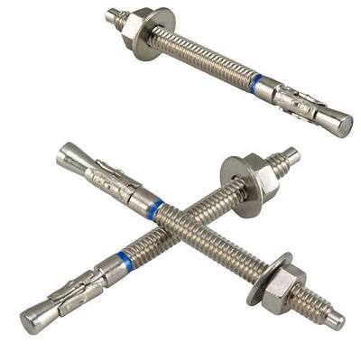 1/4" x 3-1/4" Concrete Anchors (20 Pack) 1/4 inch Wedge Anchors Bolts Stainless Steel