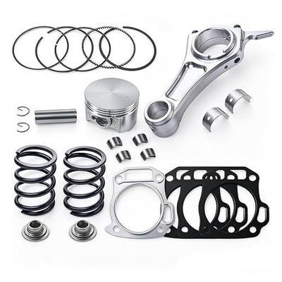 Billet Rod(3.308)Kit for Predator 212cc Hemi and Non-Hemi versions Engine | 70mm Flat Top Piston for the Harbor Freight Engine