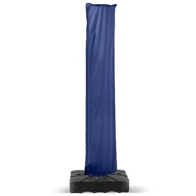 Cantilever Patio Umbrella Cover Outdoor Offset Umbrellas Cover | with Zipper and Rod, UV Resistant Waterproof Fabric, Easy Clean and Storag, Easy to Use, for Garden Deck Backyard Pool, Navy