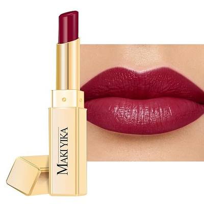 MAKI YIKA Moisture Dark Berry Lipstick for Women Hydrate Tinted Lip Balm | Sheer Plum Lipstick for Dry Cracked Lips Glossy Lip Tinted for Christmas,MA049 Blush Berry