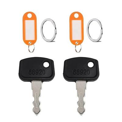 2 PCS 68920 Ignition Key Compatible with Kubota Buggy RTV 500 900 B26 BX1860 BX2360 ZD321 ZD323 Cart Truck Tractor Mower