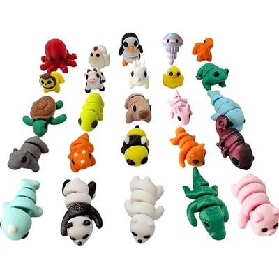25pcs Mini 3D Printed Animals Bulk and 3D Printed Fidget Toys, Wigglitz Toys 3D Printed Stuff 3D Animals for Christmas,New Year,Birthday Gifts Fillers,Teen Reward(25pcs)