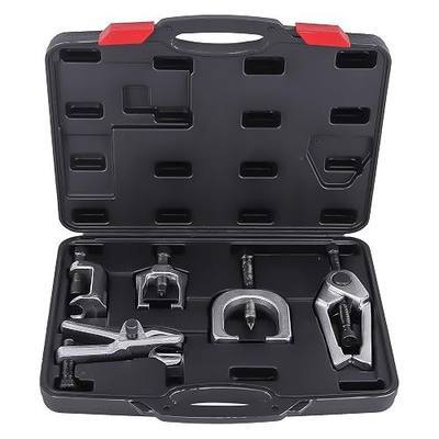 maXpeedingrods 5 Pcs Front End Service Set, 5-in-1 Ball Joint Separator, Pitman Arm Puller, Tie Rod End Tool Set, Splitter Removal Kit for Suspension Maintenance