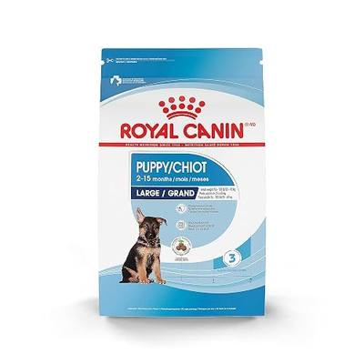 Royal Canin Size Health Nutrition Large Puppy Dry Dog Food, 40 lb Bag | Tailored Nutrition for Large Breed Puppies, Supports Healthy Growth, Enriched With Antioxidants, 40 lb Resealable Bag