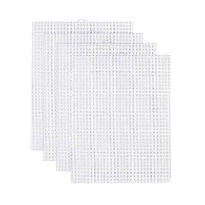 4 Pcs Plastic Mesh Canvas Sheets, Plastic Canvas Sheets, Plastic Canvas Plastic Mesh, Mesh Plastic Canvas Sheets, Plastic Mesh Sheet, Eye Mesh for Embroidery (10.5" x 13.5")