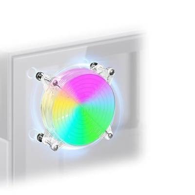 4.72" 120mm Small 5V USB Fan with Magnetic Screws Quiet LED PC Cooling Fan | with Vibrant Lighting and Portable USB Powered, for Laptop Mini PC TV Box Cabinet Server Electronic Devices A/V Equipment