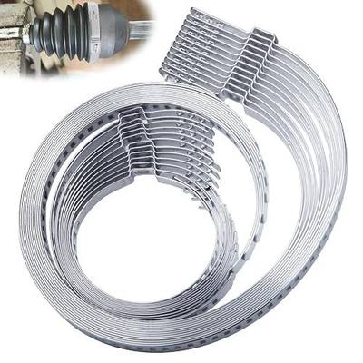 BFXM 24Pcs CV Boot Clamp, Stainless Steel CV Axle Clamp, Automotive Tools | CV Boot Clamp Tool, Universal Adjustable CV Joint Axle Drive Shaft Crimp Clamps, 12Pcs Small & 12Pcs Large