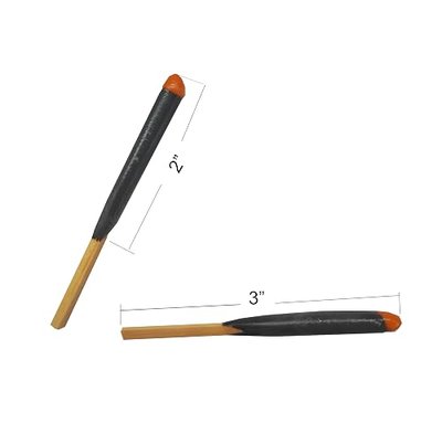 3" Waterproof Stormproof Matches, 2" Head & Wax Tinder Options | Burns up to 25 seconds, including in water, and relights after dirt burial for camping, hiking, survival and emergencies
