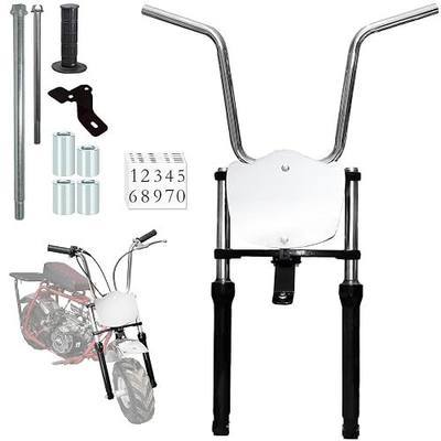 JMCHstore FRONT FORK SUSPENSION KIT FOR Coleman CT100U CC100X B100 Mega moto MMB80 105 Motovox MBX10 Realtree RT100 Mini bike (BLACK)