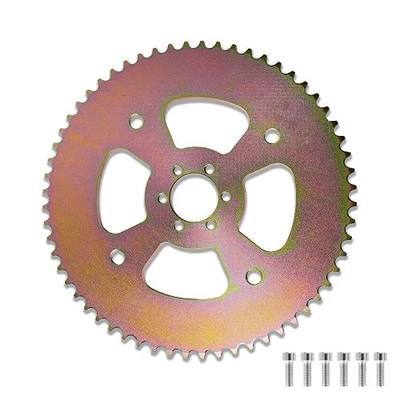 JMCHstore 60T High Torque Rear Chain 6 Hole Sprocket # 40 41 420 for Coleman CT100U CC100X Mega Moto MMB80 105 Baja Doodle Bug DB30 Motovox MBX10 Mini Bike