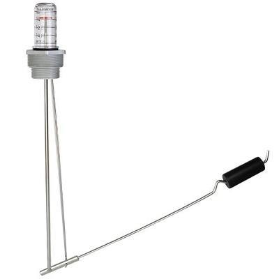 Oil Tank Gauge Fuel Oil Tank Level Gauge 275&330 Gallon Vertical Fuel Tank | Heating Fuel Oil Tank Gauge for Scully Signal Corp's Scul-Tel&Intelli-Tank Depth from 42" to 44",1-1/2" and 2"Male NPT Thread