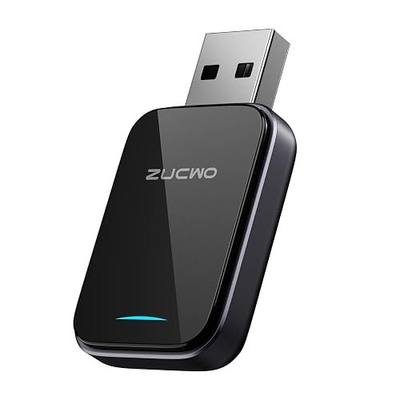 ZUCWO 2-in-1 Mini Wireless CarPlay Adapter for iPhone & Android, Plug and Play, Low Latency, Portable Carplay Adapter Converts Wired to Wireless CarPlay for Car from 2016+
