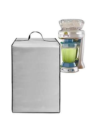 Frozen Drink Maker Lid Slushie Machine Cover for Margaritaville Frozen Concoction Maker | Waterproof Anti-Static Nylon Lid for Margarita SLUSHi Machine/Margarita Shave Ice Drink Maker (Silver)