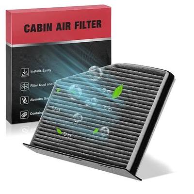 BDFHYK Cabin Air Filter with Activated Carbon Compatible with Volkswagen Passat, Passat CC, Beetle, Jetta, Jetta City, Eos, Golf, Golf R/City, Compatible with Audi Q3, Q3 Quattro, A3