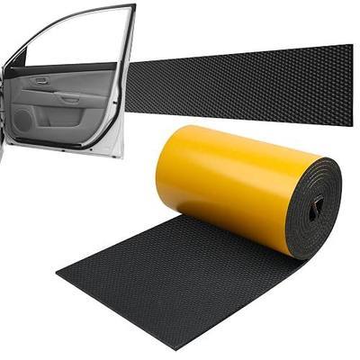 Garage Wall Protector,79" x 8" x 1/4" Garage Car Door Protector Bumper Guard,Car Doors Strong Self-Adhesive Garage Door Wall Corner Protector(Black,1Roll)