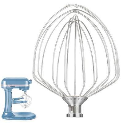 Whisk Attachment for KitchenAid Stand Mixer 7 Quart Bowl | Stainless Steel Whisk Replacement for KitchenAid Lift Bowl Mixer, Dishwasher Safe
