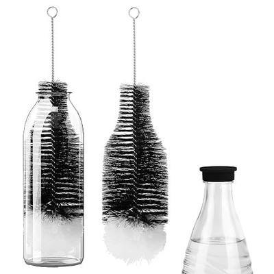Bottle Brush for Sodastream Bottle, Soda Bottle Cleaning Brush with Gentle & Anti-Scratch Bristles Bottle Cleaner Bottle Washing Brush for Soda Bottles | Cleaning Brush with Gentle & Anti-Scratch Bristles Bottle Cleaner Bottle Washing Brush for Soda Bottles