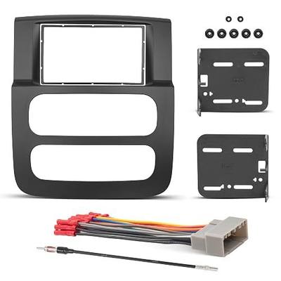 NuIth Double Din Radio Stereo Dash Kit with Radio Harness & Antenna Adapter for 2002-2005 Dodge Ram 1500 2500 3500, Double DIN Installation Multi Kit, DDIN Installation Kit for Ram