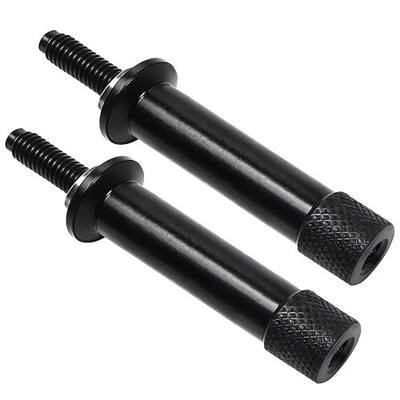 2PCS Motorcycle Seat Bolts for TRIUMPH Bonneville SE 09-13 for TRIUMPH Bonneville T100 01-15 for TRIUMPH Scrambler 865 06-15 for TRIUMPH Thruxton 865 04-15, Quick Release Long Extended Free Screw Tool