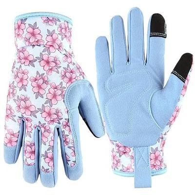 Gardening Work Gloves, Flexible and Breathable Garden Gloves, Gardening Gifts for Women, Machine Washable