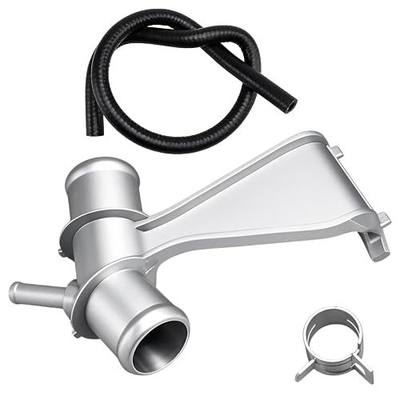 Upgraded Aluminum Engine Radiator Water Outlet Coolant Pipe Bracket Hose Set Compatible with Toyota Corolla 2009-2017 Toyota Matrix 2009-2014 Replace #: 16577-0T030, 16577-22040, 16577-22H02