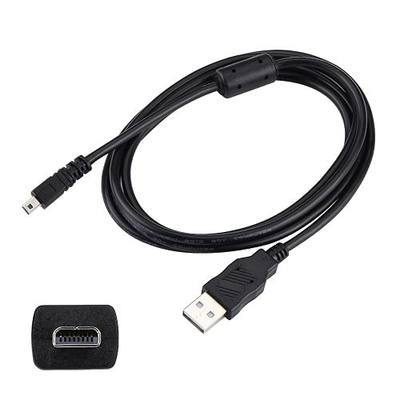 Charger Cable for Panasonic Lumix DMC-ZS50 ZS25 LX5 LX100 FX80 FX9 FX90 FZ50 FZ200 G7 ZR1 ZS5 ZS8 ZS10 ZS20, Camera Data Transfer USB Cable Replacement for Panasonic Lumix DMW-USBC1 5FT
