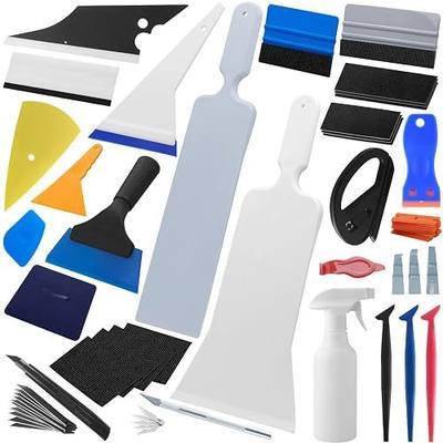 Arayker Car Window Tint Tools Kit Vinyl Wrap Tool Car Tint Squeegee Kit | Car Windshield Back Window Tinting Tools Automotive Window Film Tinting Kit for Car Wrapping, Window Film Installation