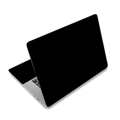 12.1 13 13.3 14 15 15.4 15.6 in Laptop Sticker Skin Decal, Cool Netbook Vinyl Skins for Notebook PC, Universal Solid Color Laptop Decor Cover, Waterproof Art Protector I Black