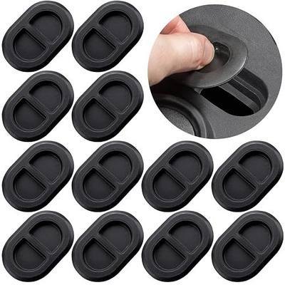 PAGOW 12pcs Car Floor Pan Drain Plug, Floor Rubber Hole Cover, Black | Rubber Body Plug for Wrangler JK JKU JL 2007-2021, and 2020 Gladiator JT 68194821AA