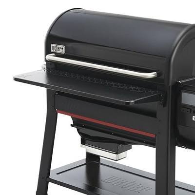 Weber Searwood 600 XL Pellet Folding Front Table, 36" – Steel Front Shelf Adds 425+ sq in Workspace & Holds 30 lb