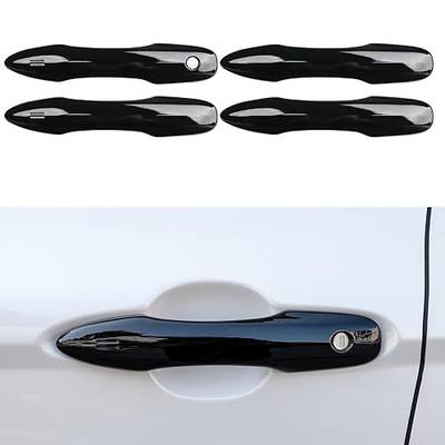 CKE for Toyota Camry 2018-2026 Snap-on Door Handle Covers -Black | For Corolla 2019-2026, Venza Avalon Pruis Accessories, Exterior Handle Protector, No Adhasive, Glossy Black