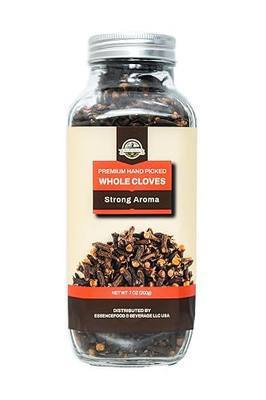 Handpick Whole Clove 7 oz (200 grams) Glass Jar, Indonesian LAL PARI Whole Clove. Strongest Clove In The World. Reddish, Flavorful and Hand Picked Clean.
