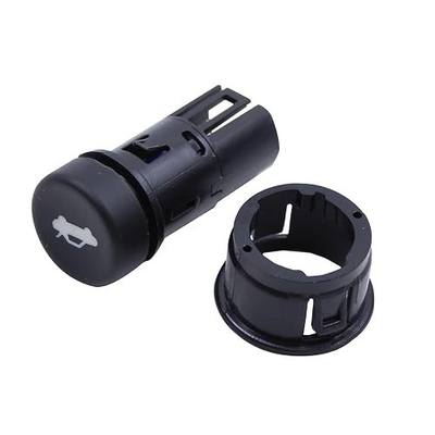 Rear Trunk Lid Release Lock Button Switch and Ring Bezel Kit | for Chevrolet Malibu 2010-2015