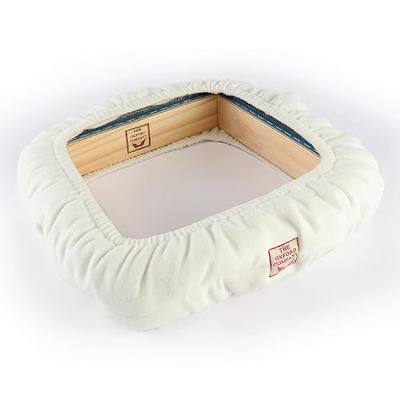 The Oxford Company Natural White Frame Cover (White, Small - 10" X 10")
