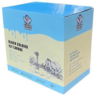 10LB Black Soldier Fly Larvae for Chickens 100% Natural Non-GMO High Protein Chicken Feed Nutrient Rich Mealworms for Birds Sustainable Poultry Nutrition Mealworms