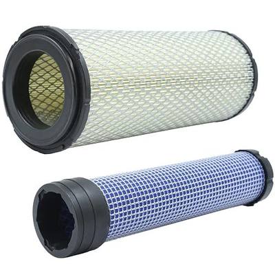 Outer & Inner M131802 & M131803 for Kawasaki John Deere Air Filter Donaldson P821575 & P822858, Kohler 2508301 & 2508304, Scag Grasshopper Gravely Lawn Mower Exmark Lazer Z Parts